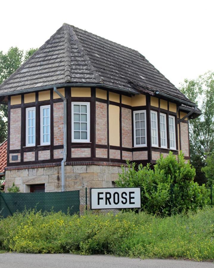 "Altes Stellwerk Frose" Am Froser See Extérieur photo
