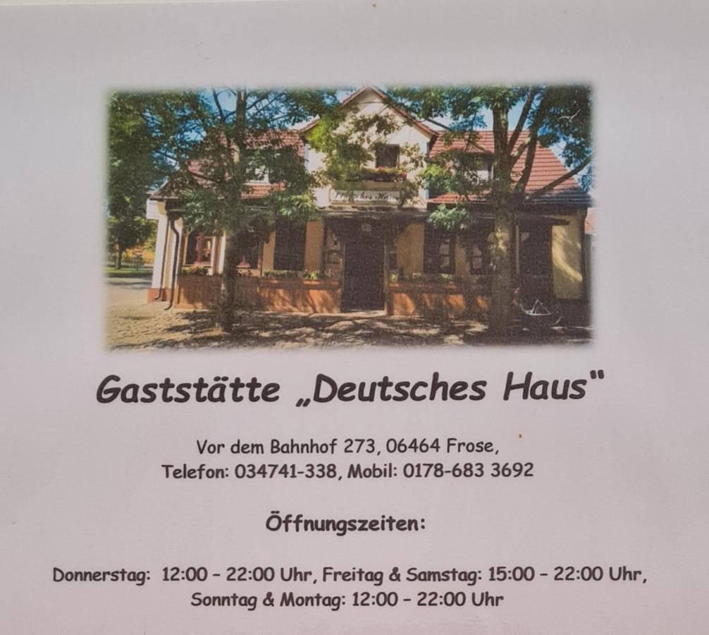 "Altes Stellwerk Frose" Am Froser See Extérieur photo