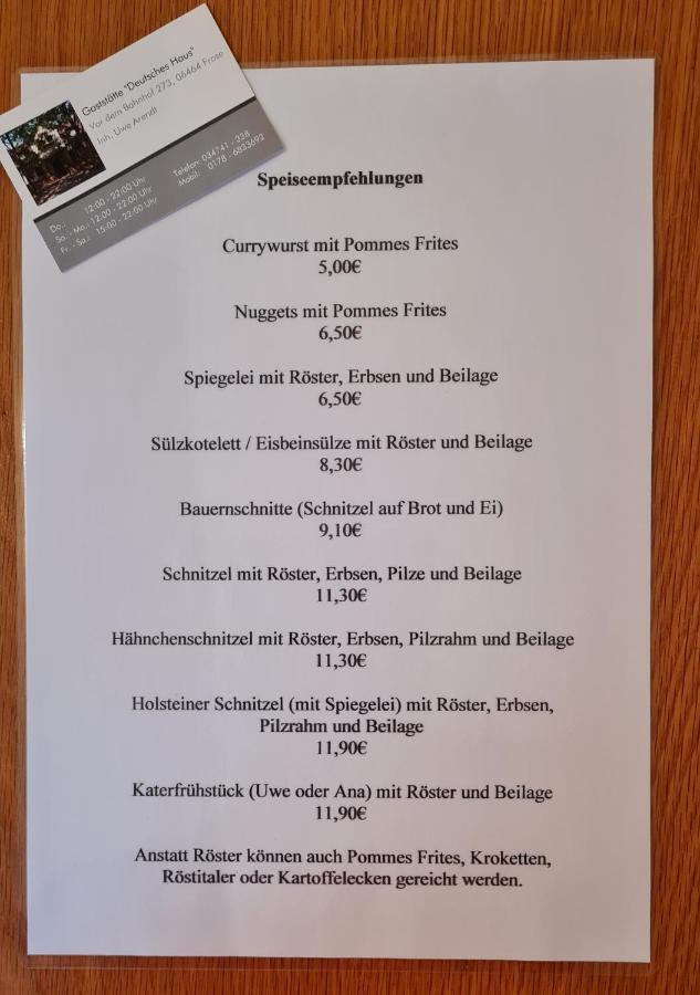 "Altes Stellwerk Frose" Am Froser See Extérieur photo