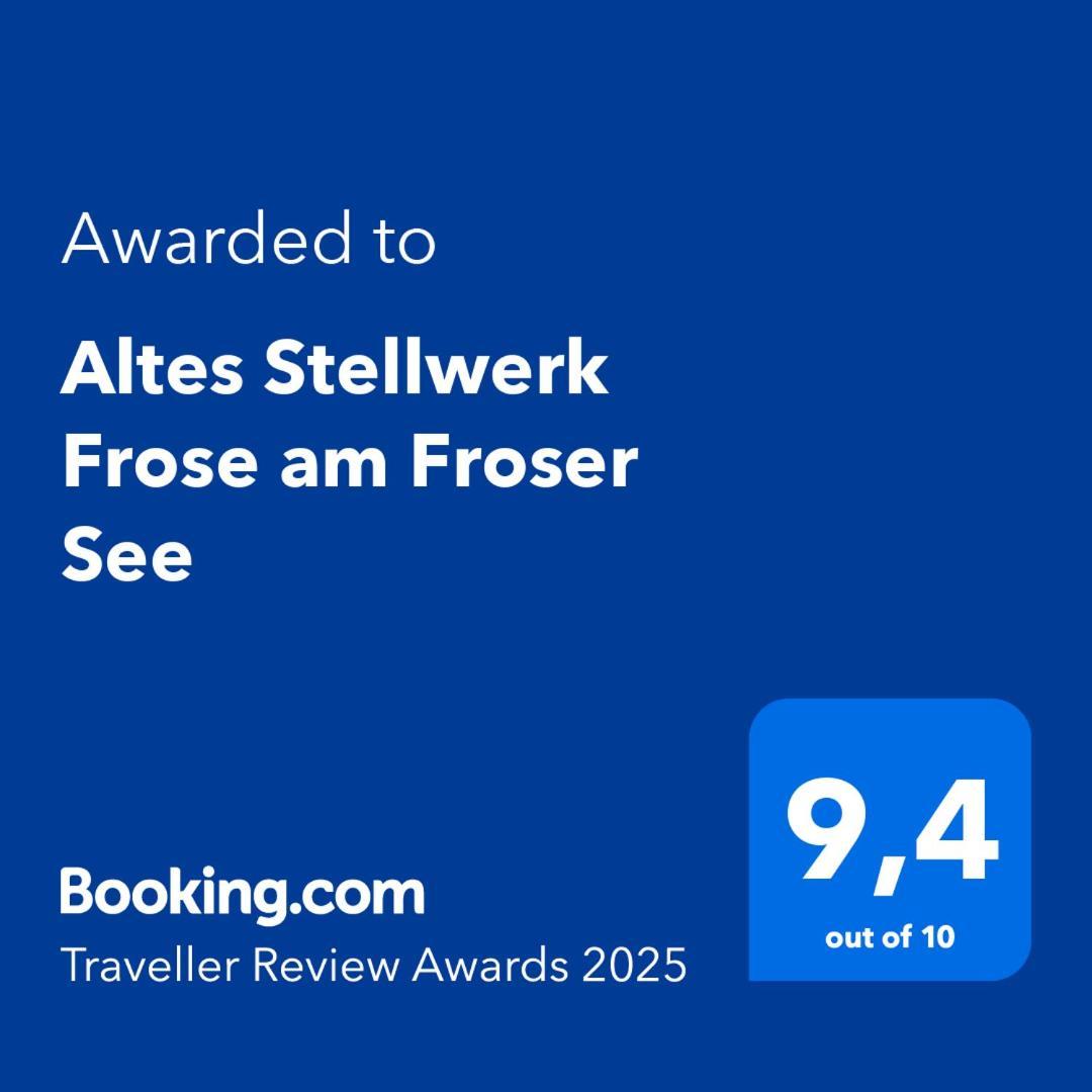 "Altes Stellwerk Frose" Am Froser See Extérieur photo
